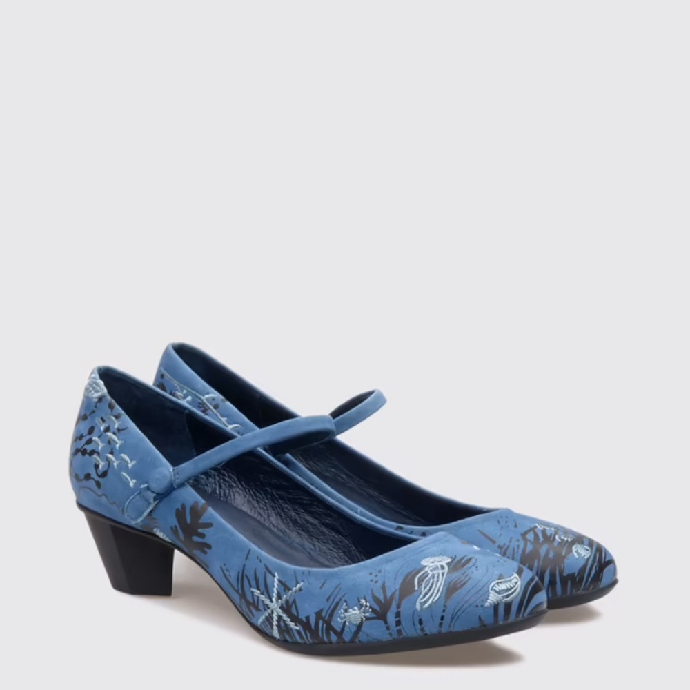 Camper Blue floral Maryjane ‘twins’